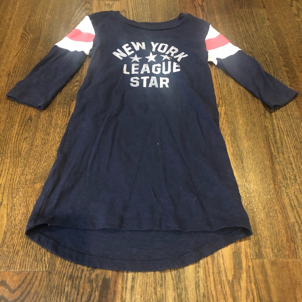Gap Jersey crew style dress small 6/7
